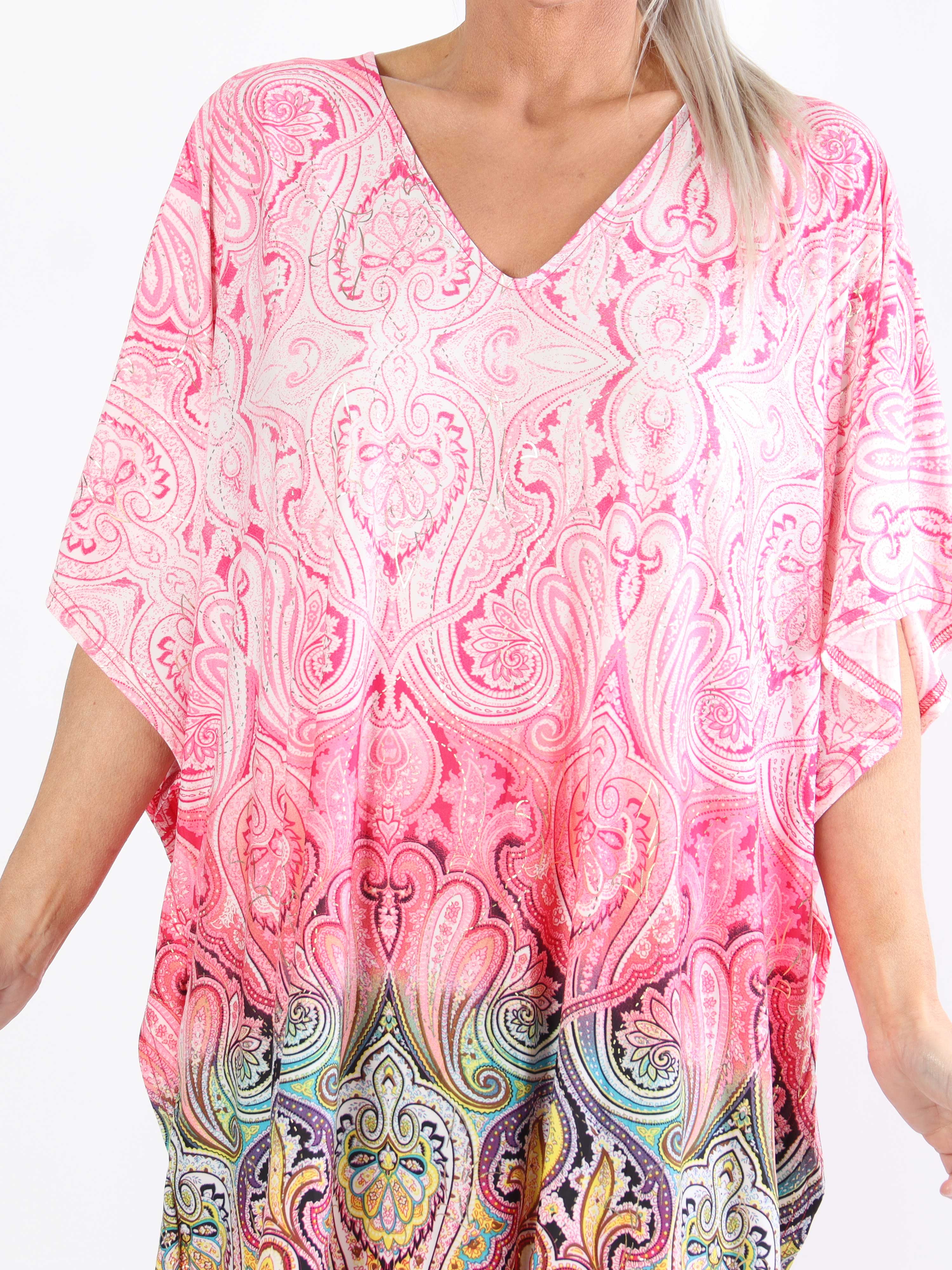 Azmina Tamaria - Elastisk plus size tunikakjole i loose fit